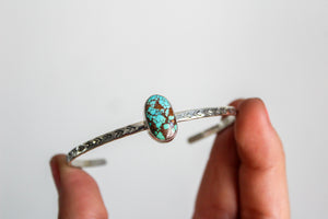 Royston Turquoise Stamped Cuff