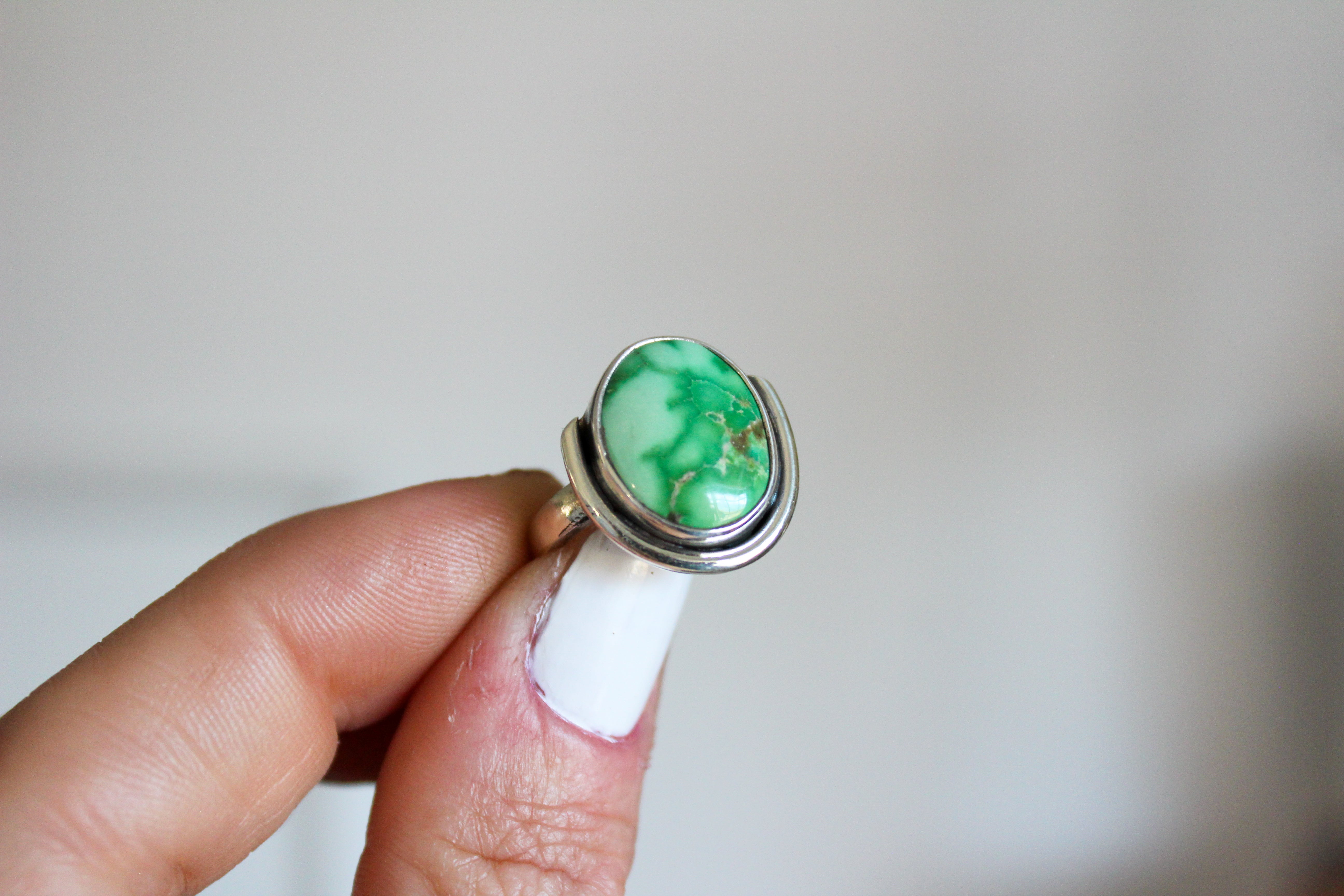 Emerald Valley Turquoise Ravine Ring Size- 6.5