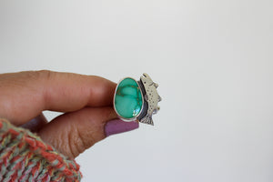 Emerald Valley Turquoise Trout Ring- Size 6.75