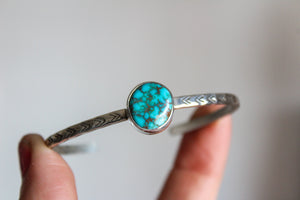 Royston Turquoise Stamped Cuff