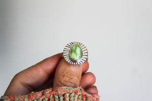 Sonoran Turquoise Wizard Island Ring- Size 7.75